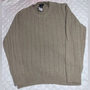 Club Monaco Men's Ribbed Boucle Crew Neck Sweater Size XXL